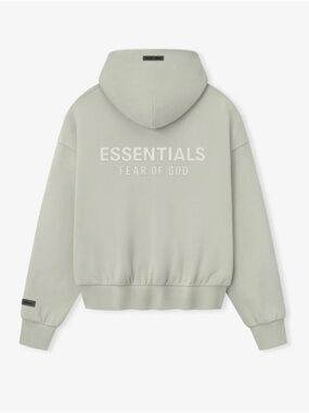 ESSENTIALS Fear of God Classic Fleece Zip-Up Hoodie